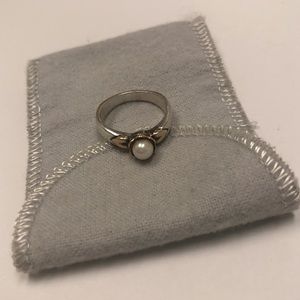 James Avery Pearl Flower Ring